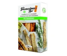 La Focaccina Bo Duonos lazdelės FOCACCINA, LA Rosmarino, su rozmarinu, ryžių aliejumi, 100 g