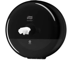 Laikiklis tualetiniam popieriui Tork Smart One Mini T9 (681008), juodos spalvos, plastikinis