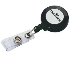 Laikiklis vardinei kortelei DURABLE (suspaudžiamas užsegimas)