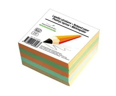 Lapeliai užrašams SMLT, 90 x 90 mm, 500 lapelių, įvairių spalvų