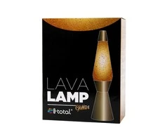 Lava lempa Itotal Gold Glitter