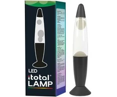 LED Lavos lempa,Itotal, su kintančia spalva, baltu vašku ir juodu pagrindu
