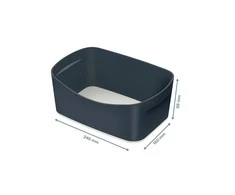 Leitz Daiktadėžė Cozy L:MyBox be dangtelio, pilkos sp.