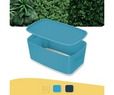 Leitz Daiktadėžė Cozy L:MyBox su dangteliu, maža, mėlynos sp..