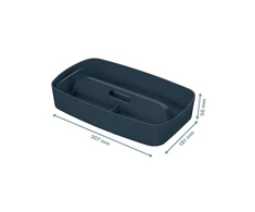 Leitz Daiktadėžė Cosy L:MyBox su skyriais, maža, pilkos sp.