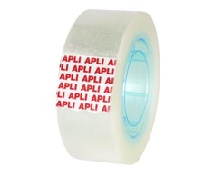 Lipni juostelė APLI CRYSTAL, 19 mm x 33 m, ypač skaidri
