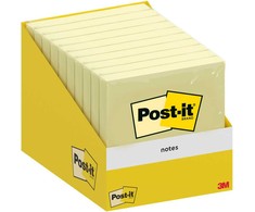 Lipnūs lapeliai Post-it®, 76x 76 mm, 100 lapelių, kanarėlės geltona