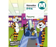 Realister Formulių sąsiuvinis pradinukams (2-4 klasės), Matematika, 14 lapų, langeliais