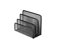 Metalinis stovas laiškams FOROFIS, 17,8x7,6x12cm, juodos sp.