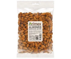 Migdolų riešutai ARIMEX, kepinti ir sūdyti, 500g
