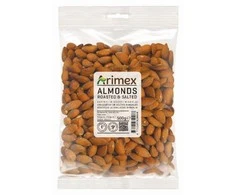 Migdolų riešutai ARIMEX, kepinti ir sūdyti, 500g