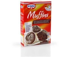 Dr Oetker Dry Miltinis mišinys šokoladiniams keksiukams (su apelsinų žievelėmis) DR OETKER, 335 g
