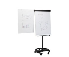 Mobilusis konferencinis stovas BI-OFFICE kabrioletas, 100x70, besivartantis