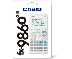 Mokslinis skaičiuotuvas CASIO FX-9860GIII-W-ET, 89x178x23 mm