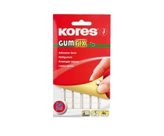 Montavimo kvadratėliai, KORES Gumfix, 84 kvadr., balta sp., 50 g
