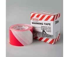 Multipack Aptveriamoji juosta, PE, 70mm x 200m, raudona/balta