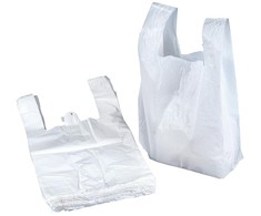 Multipack Maišeliai su rankenomis, 30 x 18 x 55 cm, 25 mic, 100 vnt./pak., balta sp.