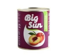 Konservuotos persikų puselės BIG SUN, 822 g / 480 g