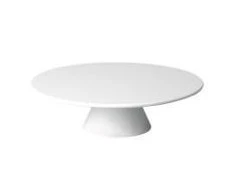 Hendi Padėklas tortui CASUAL, ant kojelės, baltas, melamino, D 31 cm, H 8 cm, 1 vnt