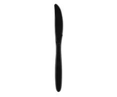 Kreispack Vienkartiniai peiliai SUPERIOR,PS, juodi, 17 cm, 50 vnt.