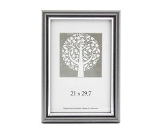 Savex Nuotraukų rėmelis, plastikinis, A4, 21x29,7 cm, sidabro sp.