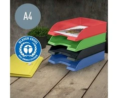 Padėklas dokumentams Leitz Recycle, A4, žalias