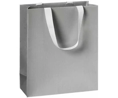 Paperseal Popierinis maišelis 23 x 13 x H 30 cm, sidabrinis, 1vnt