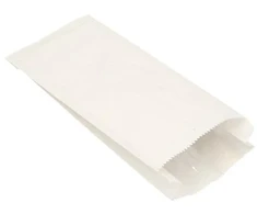 Papstar Maišeliai, popieriniai, balti, 24 x 10 x 5 cm, 1000 vnt,