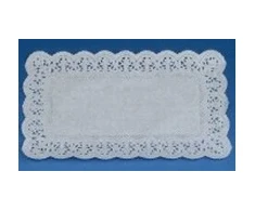 Papstar Padėkliukai, popieriniai, karpyti, balti, 30 x 18 cm ,100 vnt.