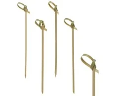 Papstar Smeigtukai, KNOTEN, bambukiniai, 10 cm,250 vnt.