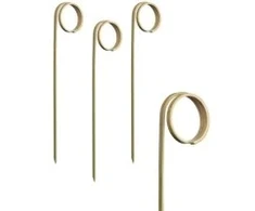 Papstar Smeigtukai TWISTER, bambukiniai, 11 cm, 100 vnt.