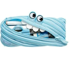 Penalas-pieštukinė ZIPIT Gorge Monster Pouch, GO-1, Mėlyna