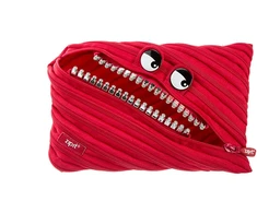 Penalas-pieštukinė ZIPIT Grillz Monster Jumbo Pouch, ZTMJ-GR-RI, Raudona