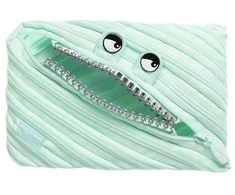 Penalas-pieštukinė ZIPIT Grillz Monster Jumbo Pouch, ZTMJ-GR6, Mėtų spalvos