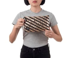 Penalas-pieštukinė ZIPIT Metallic Jumbo Pouch, ZTJ-MT-1, Bronzinė