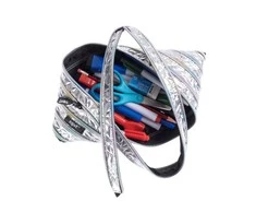 Penalas-pieštukinė ZIPIT Metallic Jumbo Pouch, ZTJ-MT-2, Sidabrinė