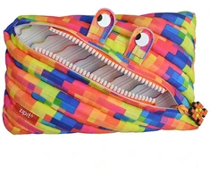 Penalas-pieštukinė ZIPIT Pixel Jumbo Pouch, ZTJ-PX-3, Geltonas