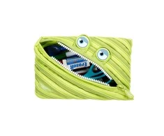 Penalas-pieštukinė ZIPIT Wildlings Jumbo Pouch, ZTMJ-WD-ALI, žalios sp.