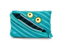 Penalas-pieštukinė ZIPIT Wildlings Jumbo Pouch, ZTMJ-WD-CRE, mėlynos sp.