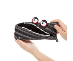 Penalas-pieštukinė ZIPIT Wildlings Pouch, ZTM-WD-BG, Juoda