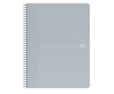 Perdirbtas sąsiuvinis su spirale OXFORD Rec’Up, A4, 90 lapų, 90 gsm, linijomis