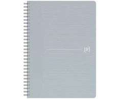 Perdirbtas sąsiuvinis su spirale OXFORD Rec’Up, A5, 90 lapų, 90 gsm, linijomis