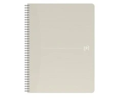 Perdirbtas sąsiuvinis su spirale OXFORD Rec’Up, A4, 90 lapų, 90 gsm, langeliais