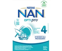 Nestle Pieno gerimas vaikams NAN OPTIPRO 4, praturtintas vitaminais ir mineralais, nuo 2 metu, 650g