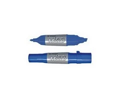 Pilot Pen Permanentinis dvigubas žymeklis Pultas EF/F, juoda sp.