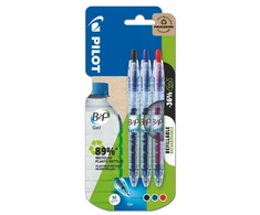 Pilot Pen Gelinių rašiklių rinkinys Pultas GEL, 0,7mm, 3 spalvos, blisteryje