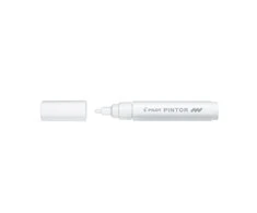 Pilot Pen Permanentinis žymeklis Pultas PINTOR 1.4 mm, apvali galvutė, balta sp.