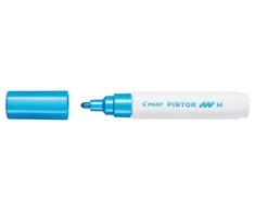 Pilot Pen Permanentinis žymeklis Pultas PINTOR Metallic 1.4 mm, apvali galvutė, mėlyna sp.