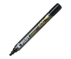 Pilot Pen Permanentinis žymeklis Pultas MARKER 100/400, kirsta galvutė, juodas rašalas