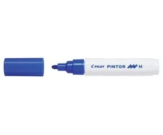 Pilot Pen Permanentinis žymeklis Pultas PINTOR 1.4 mm, apvali galvutė, mėlyna sp.